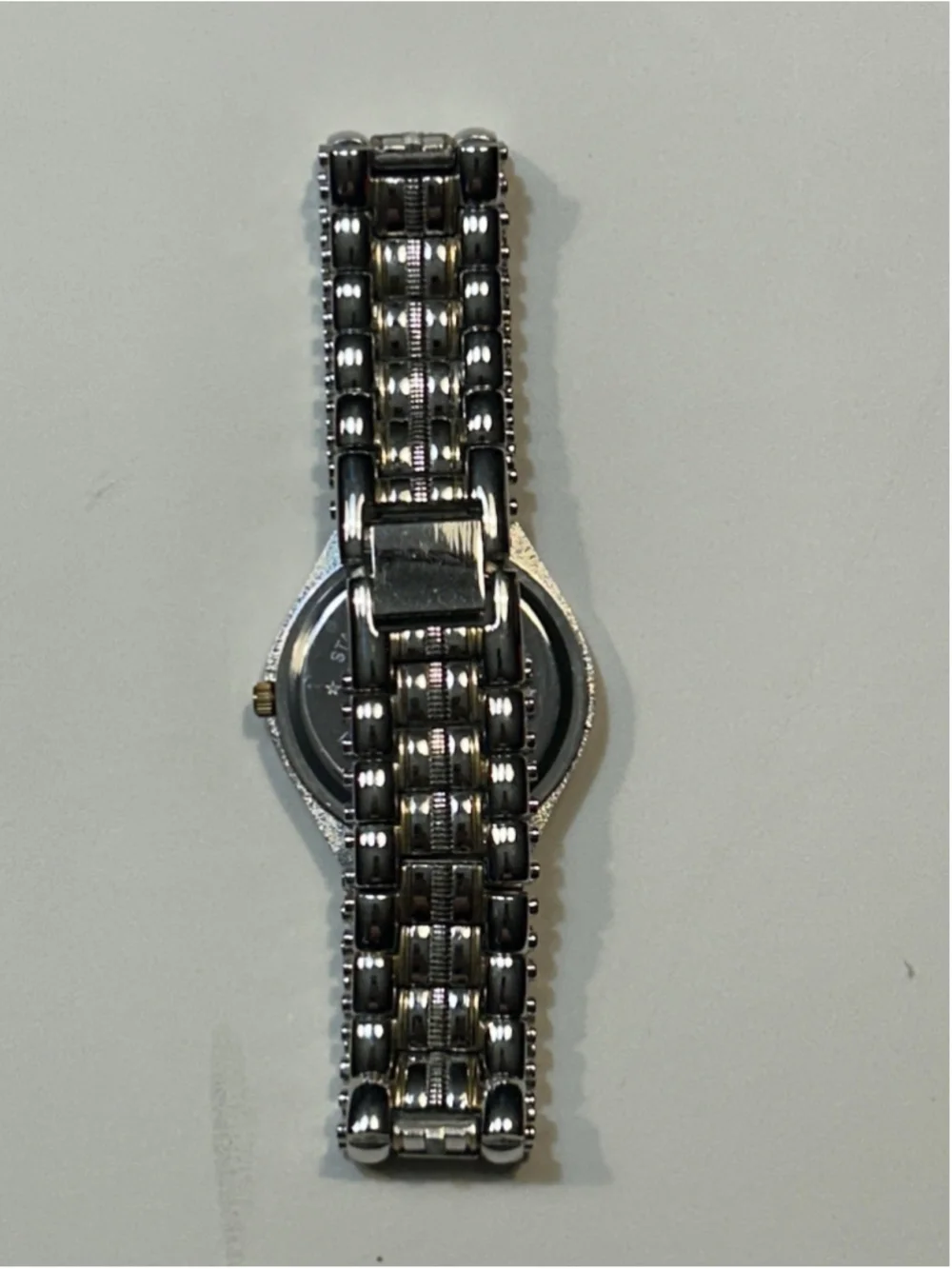Geneva Quartz Analog Dress Watch Two-Tone Silver/Gold Bracelet Water-Resistant